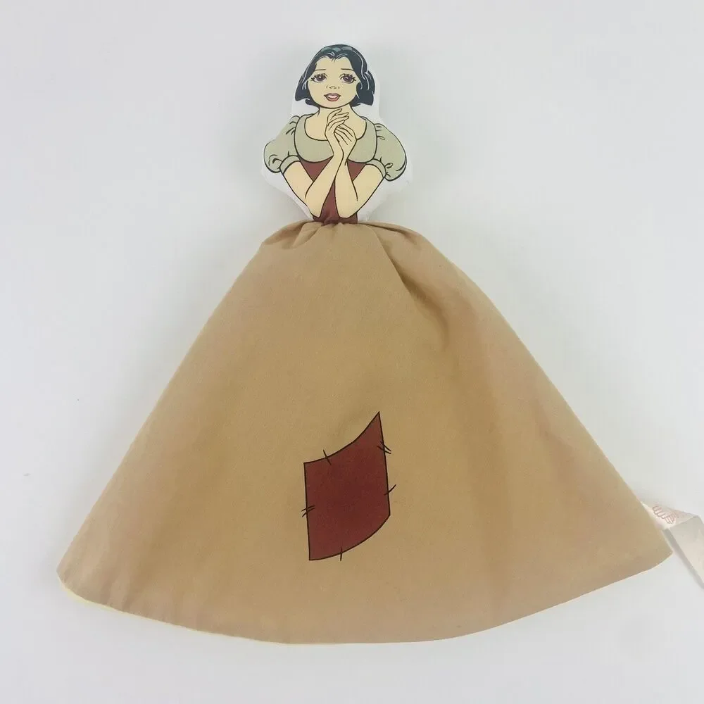 Vintage Applause Disney Snow White Topsy Turvy Flip Cloth Doll 12”